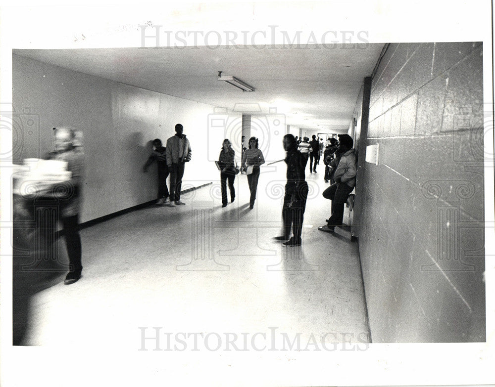 1984 Press Photo Warner  School students Chicago - Historic Images