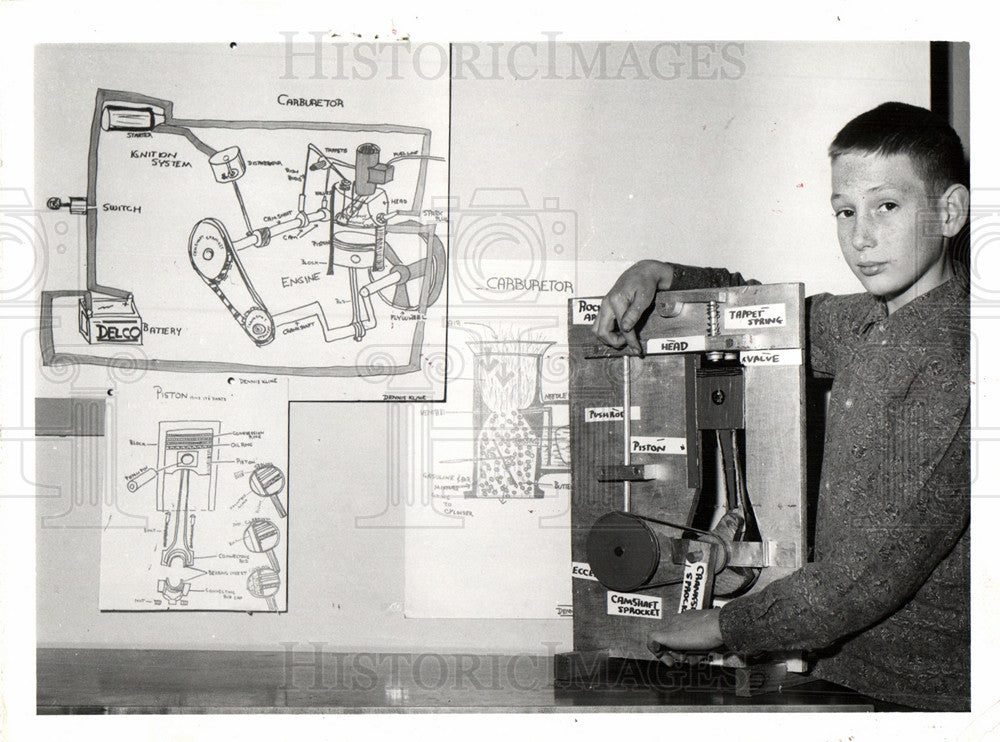 1963 Press Photo Petoskey School students - Historic Images