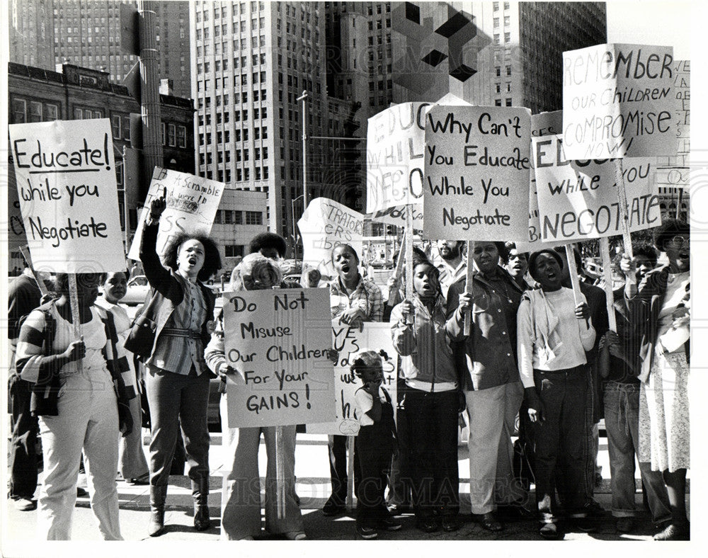 1979 Press Photo School Strike - Historic Images