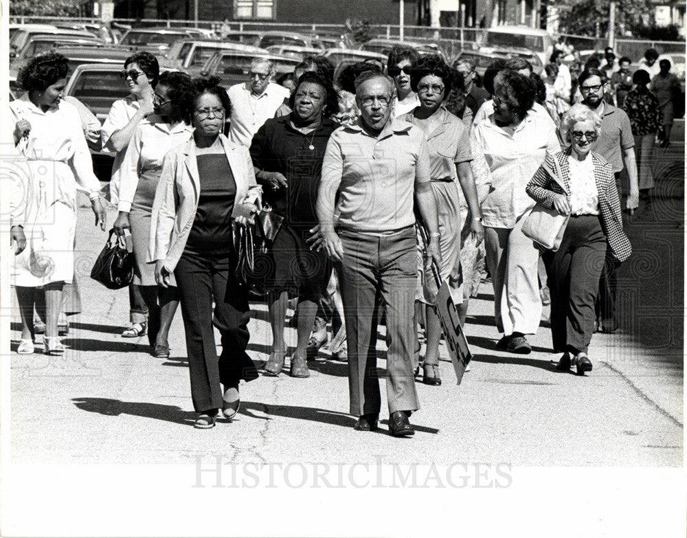 Press Photo detroit federation of teachers - Historic Images