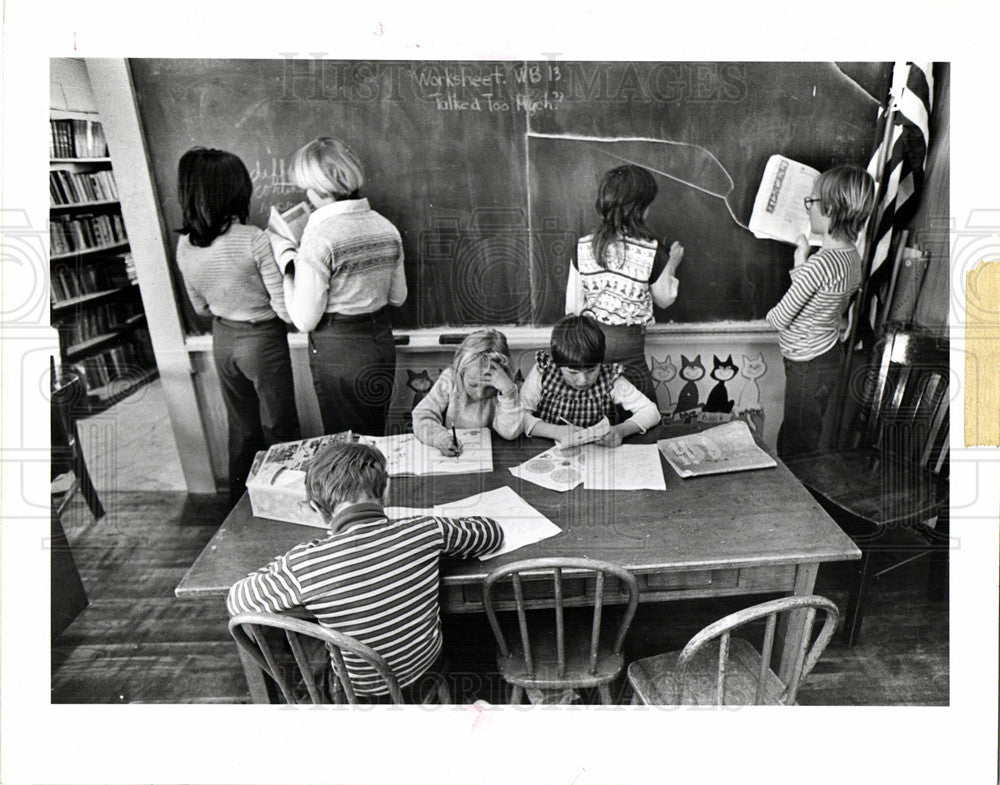 1978 Press Photo adams School 1st 2nd 4th 5th Graders - Historic Images