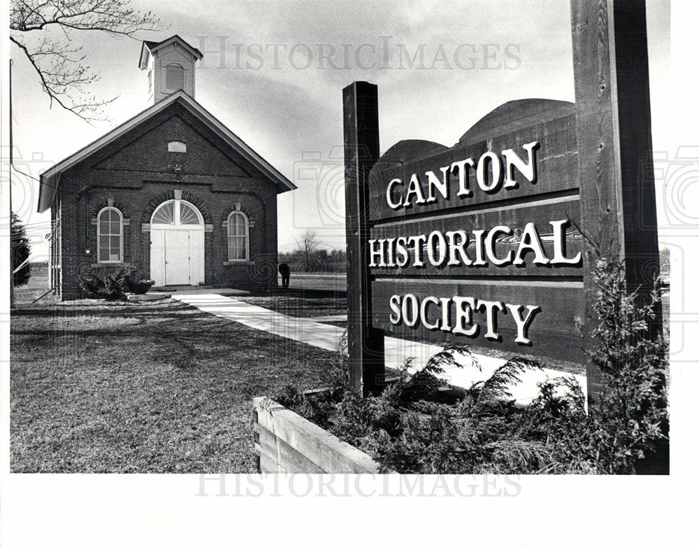 1983 Press Photo School Rural Canton Historical Society - Historic Images