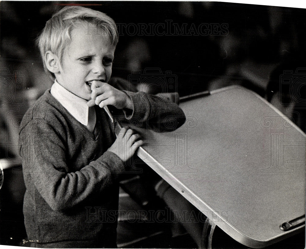 1974 Press Photo Mike, School - Historic Images