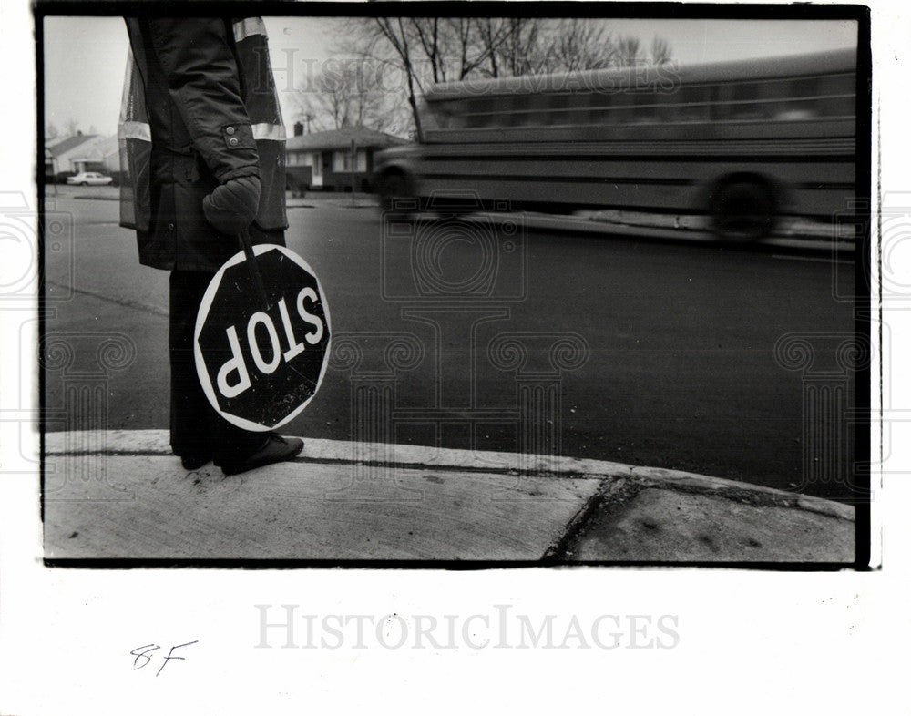 1990 Press Photo school bus Dixon School Elementary - Historic Images