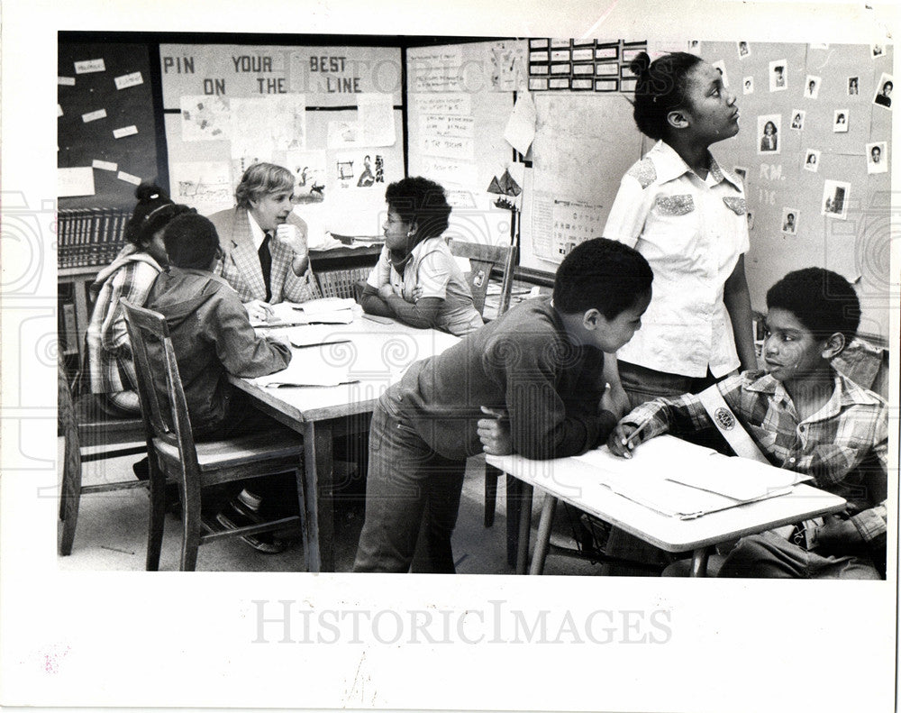 1978 Press Photo School - Class Room - Historic Images