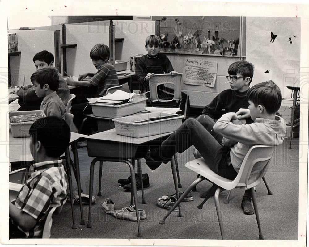 1970 Press Photo School Classrooms - Historic Images