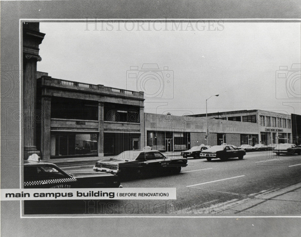 Press Photo shaw college Detroit renovation - Historic Images