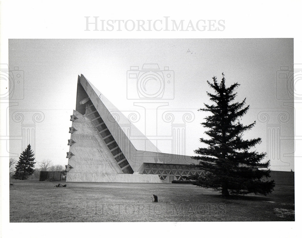 1978 Press Photo Shareey Zedek synagogue Detroit - Historic Images