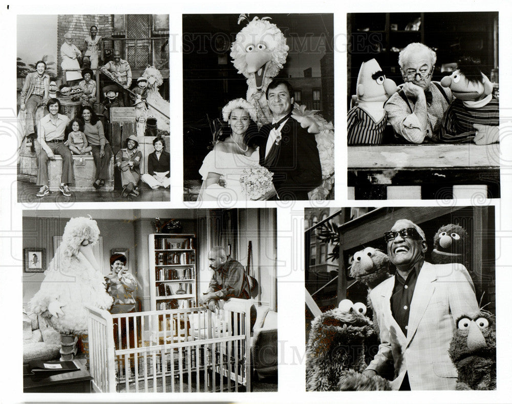 1993 Press Photo Sesame Street Montage - Historic Images