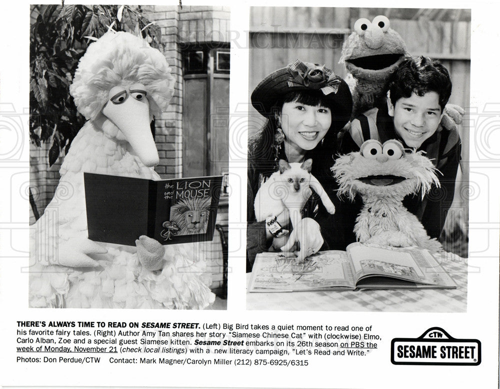 Press Photo Sesame Street American TV Programme - Historic Images