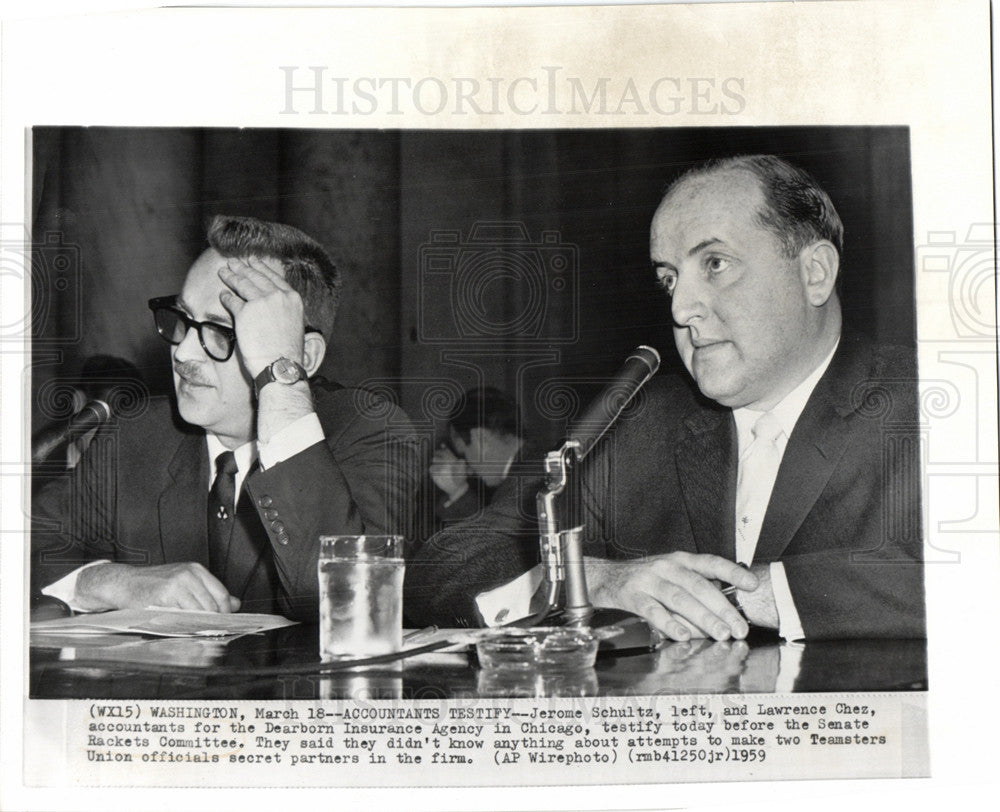 1959 Press Photo Dearborn Insurance Agency Chicago - Historic Images