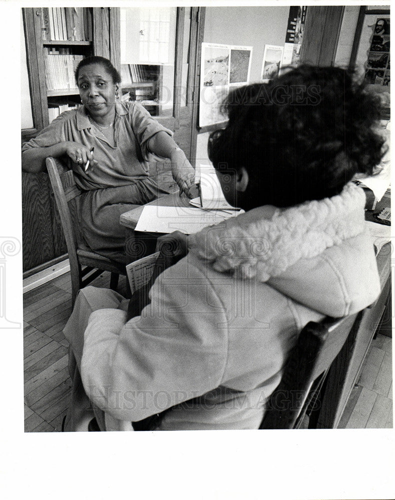 Press Photo Columbus school teacher - Historic Images