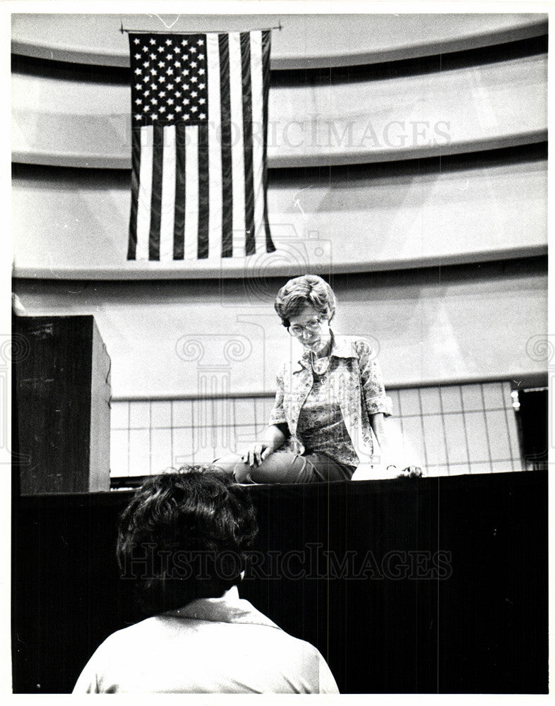 1978 Press Photo Mary Ellen Rioidan, teachers - Historic Images