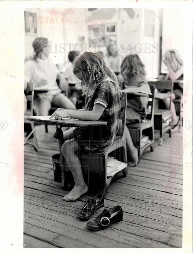 1980 Press Photo School Rural - Historic Images