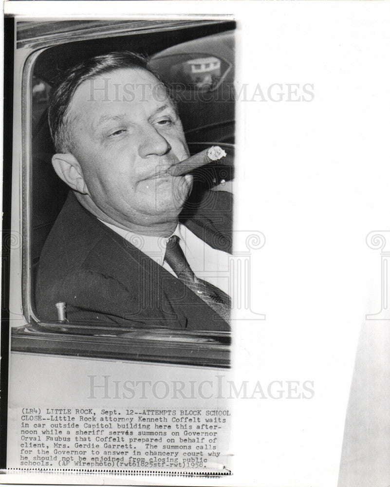 1958 Press Photo School Integregation - Historic Images
