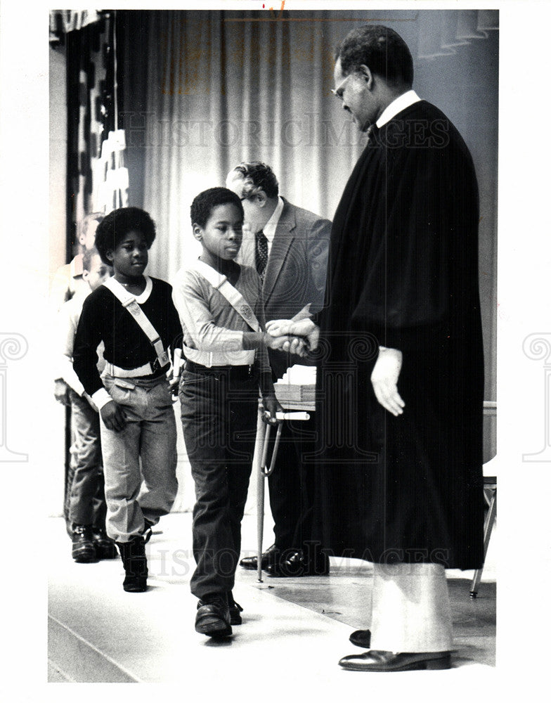 1982 Press Photo Judges, Judges in Wayne County - Historic Images