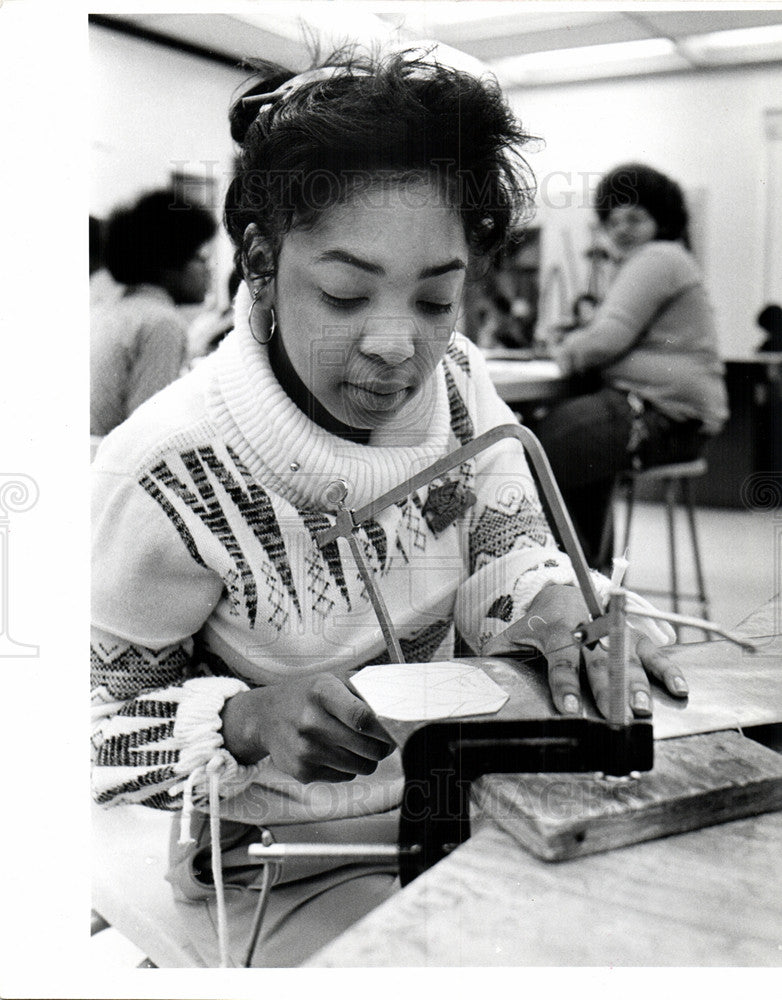 1978 Press Photo Regina Perry Cooley High Detroit Class - Historic Images