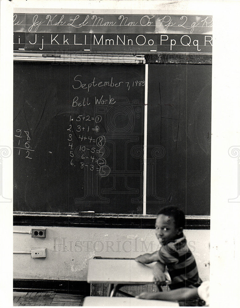 1986 Press Photo School quality improvement plan - Historic Images