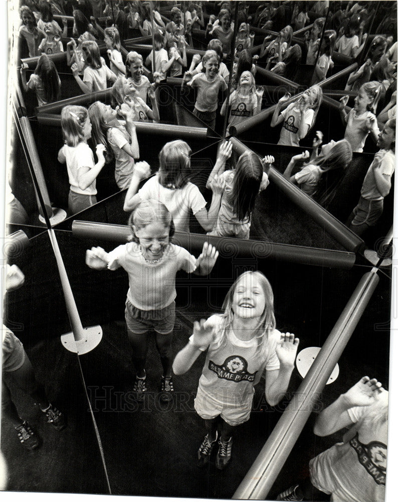 1980 Press Photo Sesame Place American theme park - Historic Images