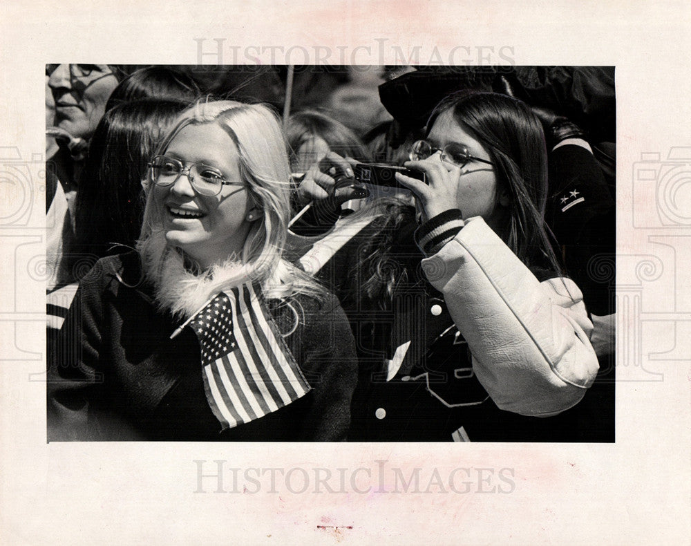 1974 Press Photo Richard Nixon President USA California - Historic Images