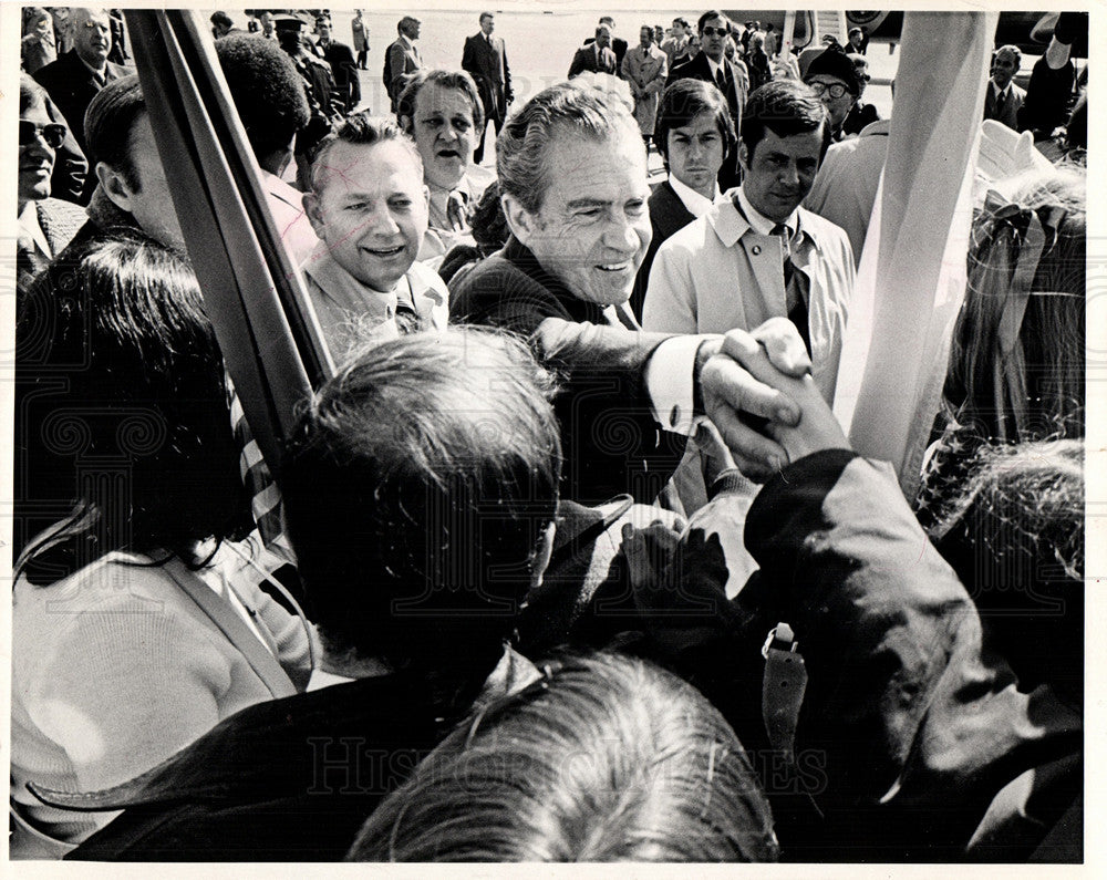 1974 Press Photo Richard Nixon - Historic Images