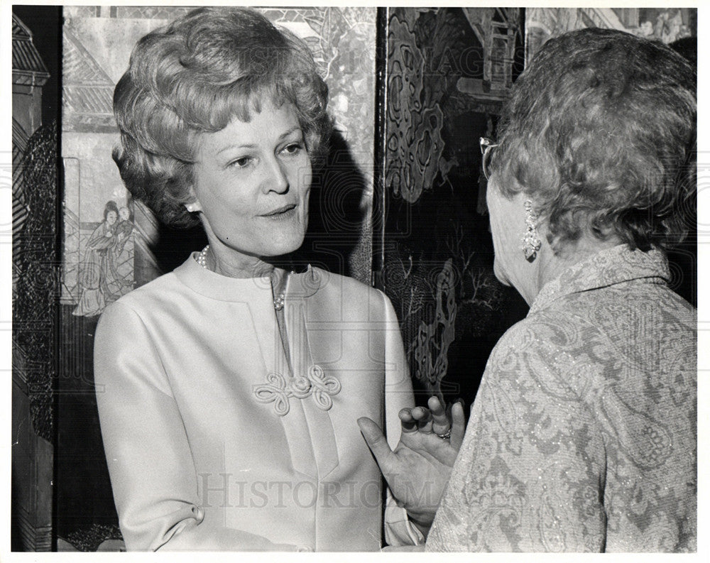 1969 Press Photo Pat Nixon Richard first lady - Historic Images