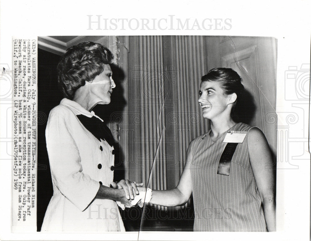 1969 Press Photo Richard M Nixon - Historic Images