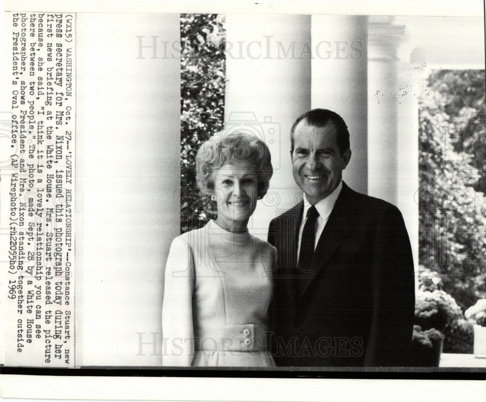 1986 Press Photo Pat Nixon First Lady Richard Nixon - Historic Images