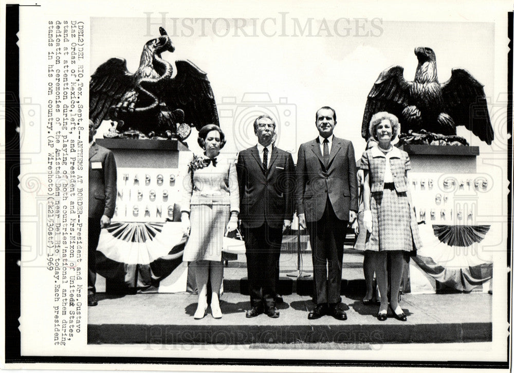 1969 Press Photo Richard Nixon President USA California - Historic Images