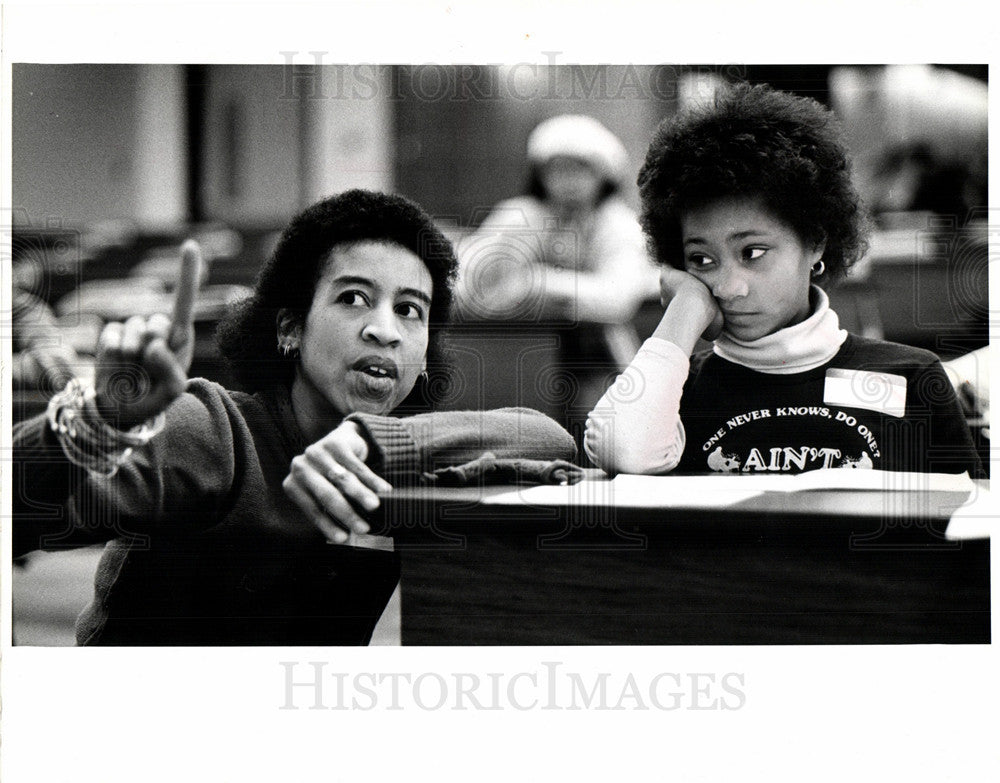 1984 Press Photo Carmen N'Namdi Nataki School - Historic Images