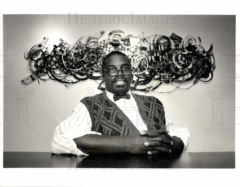 1990 Press Photo Art, Art Dealers - Historic Images