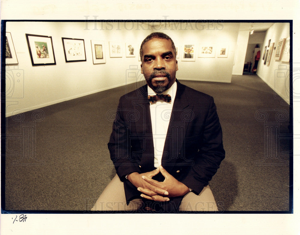 1993 Press Photo George N'Namdi art gallery - Historic Images