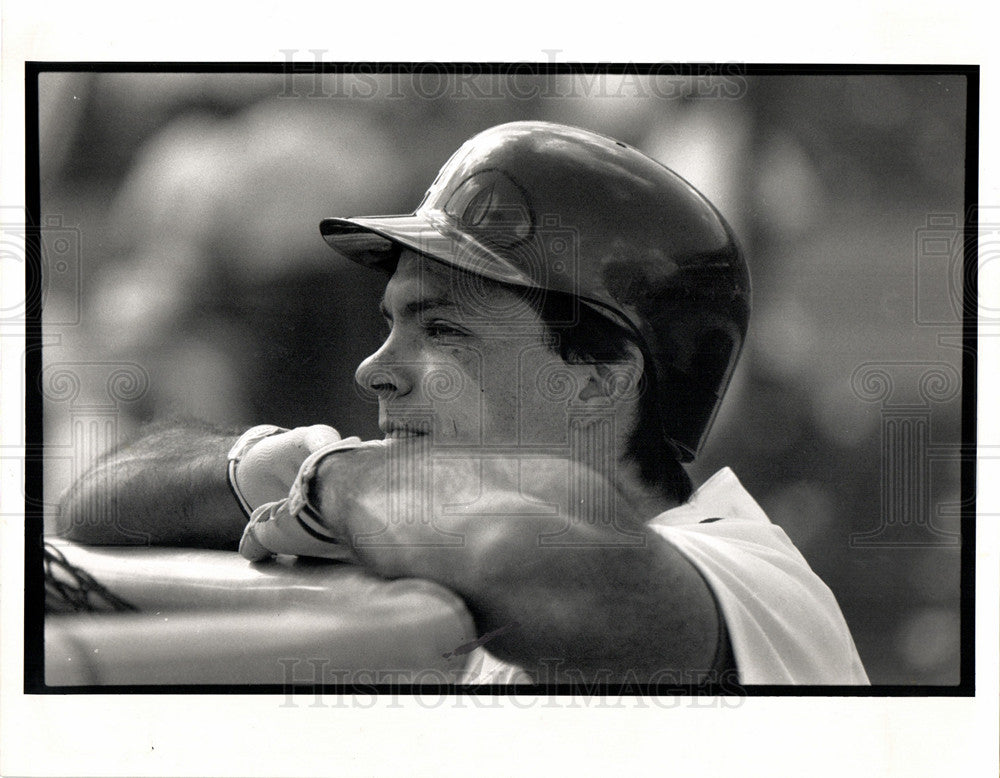 1989 Press Photo Matt Nokes American Detroit Tigers - Historic Images