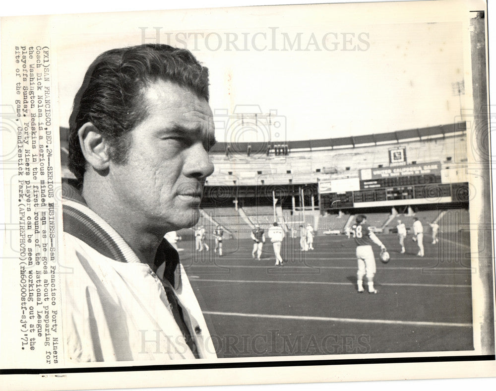 1979 Press Photo Dick Nolan American Football Player - Historic Images