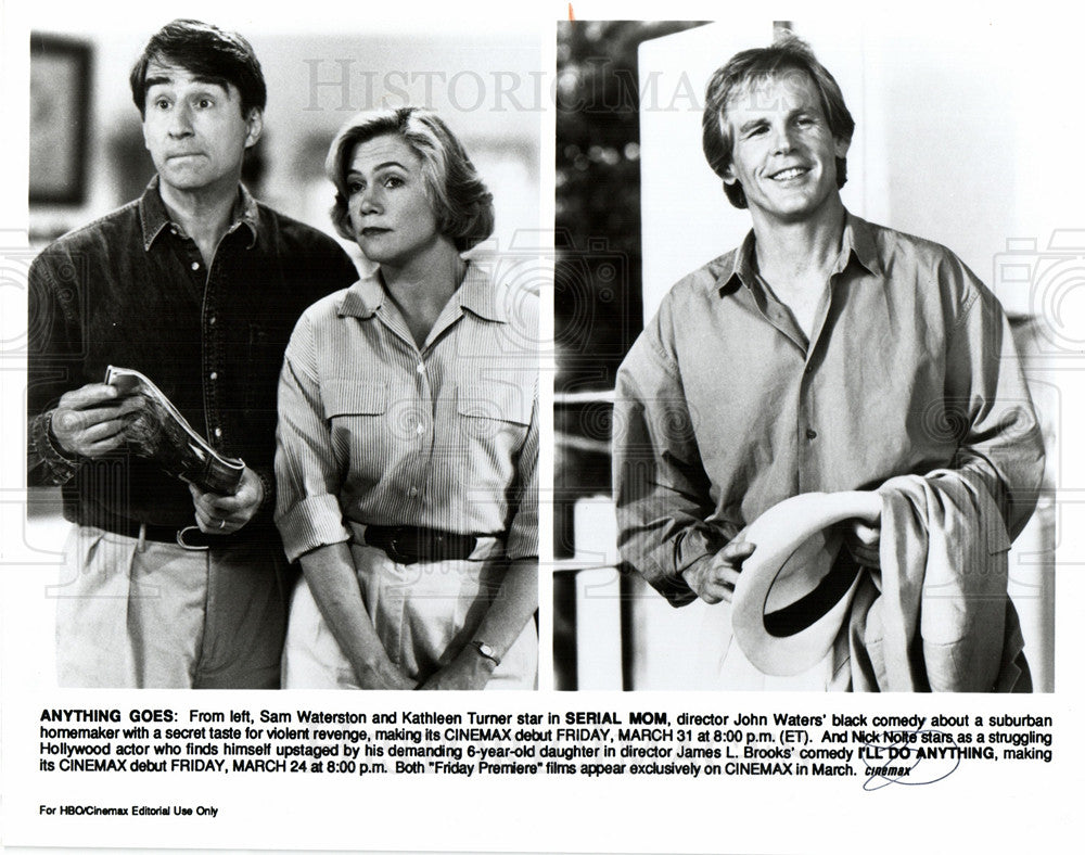 Press Photo Serial Mom Waterston Turner Cinemax - Historic Images