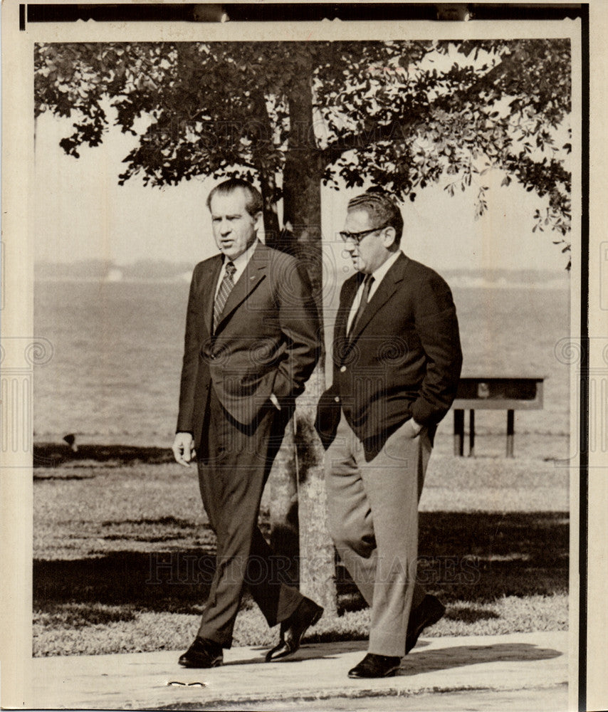 1972 Press Photo Richard Nixon President - Historic Images