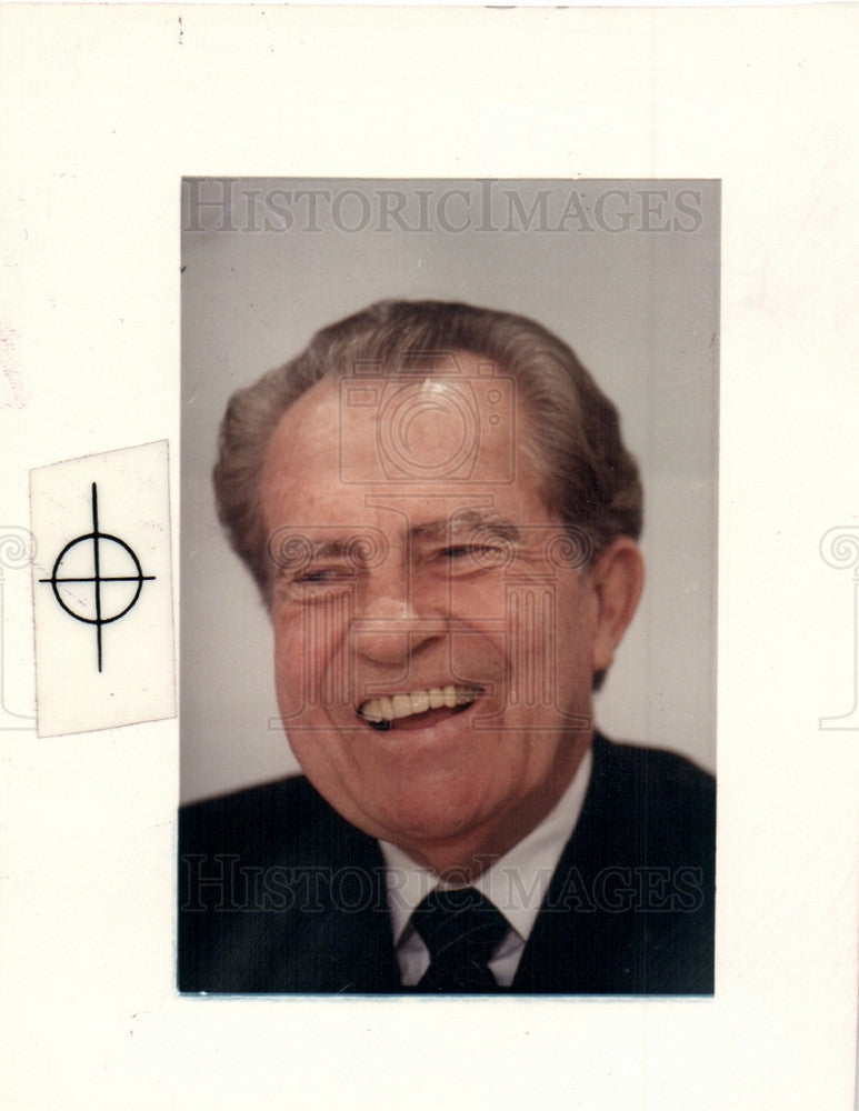 1989 Press Photo Former President Richard Nixon - Historic Images