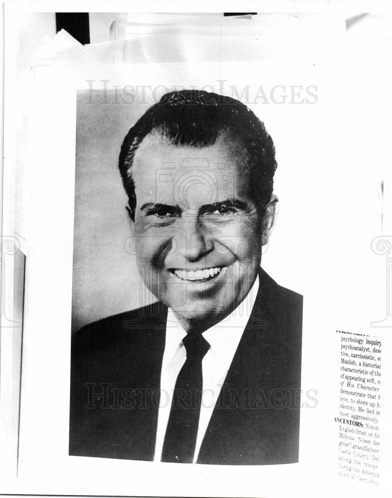 1993 Press Photo Richard M. Nixon - Historic Images