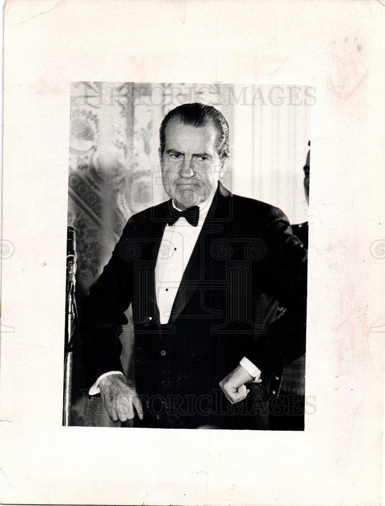 1971 Press Photo Richard Nixon President USA California - Historic Images