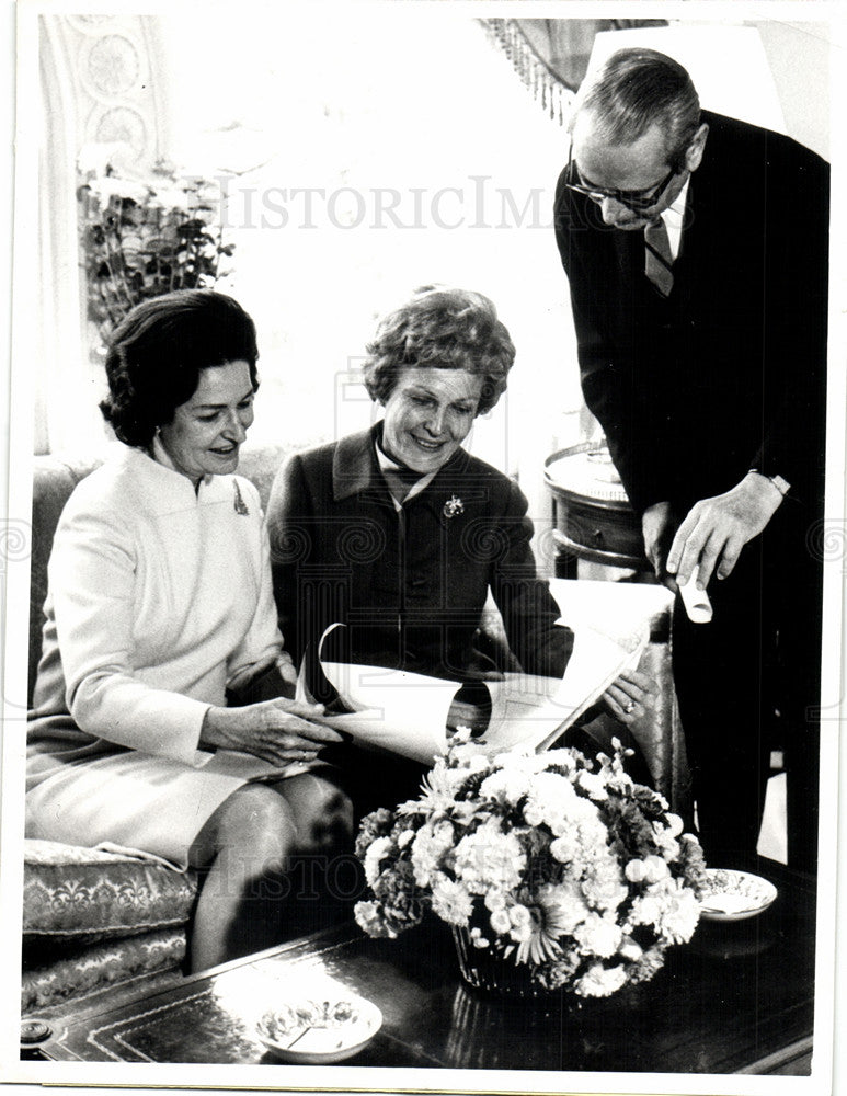 1968 Press Photo Pat Nixon First Lady USA Nevada - Historic Images