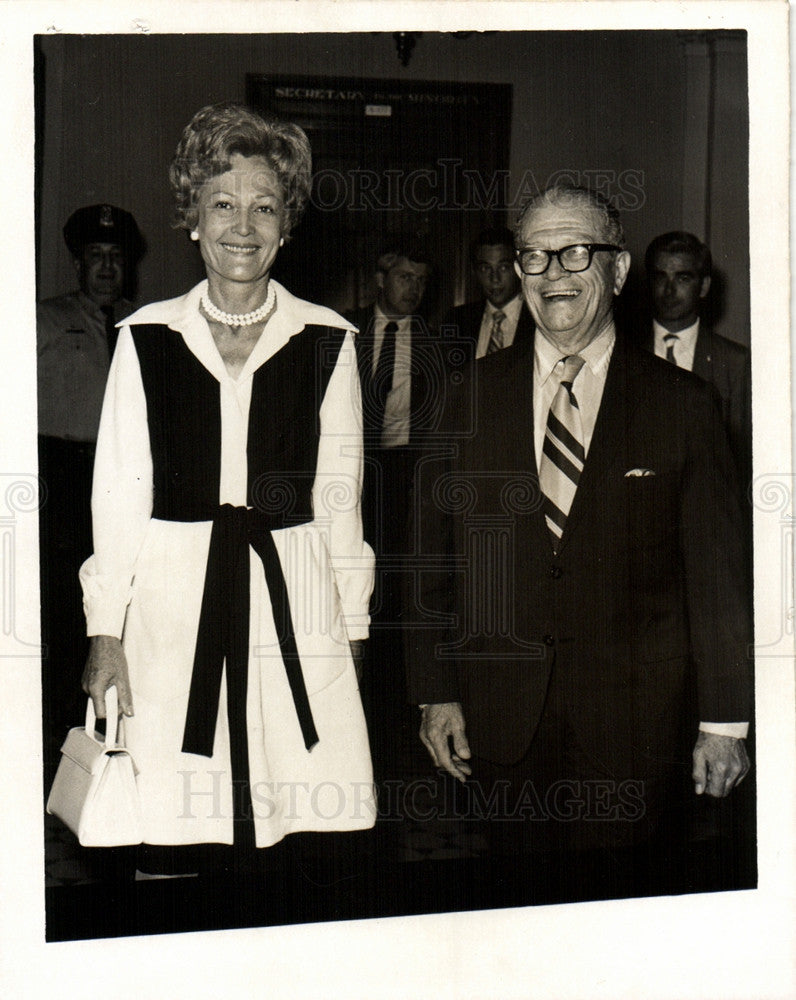 1970 Press Photo Mrs. Richard Nixon U.S. - Historic Images