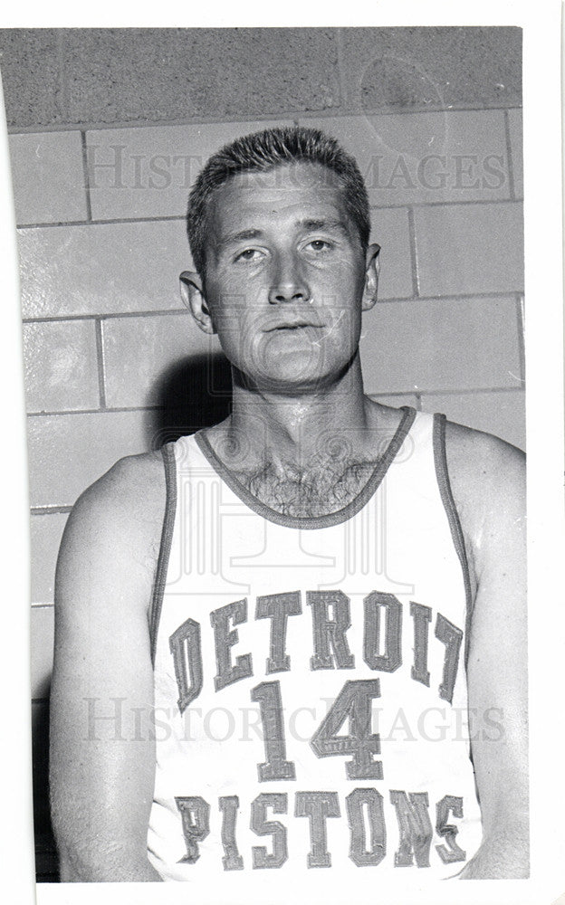 1962 Press Photo Chuck Nobel Basket Ball Player - Historic Images