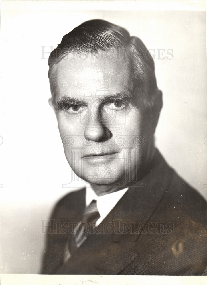 1943 Press Photo John Noble American broadcasting - Historic Images