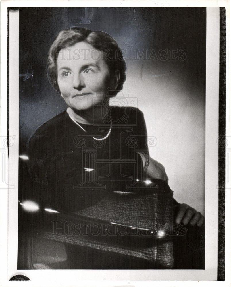 1952 Press Photo Mrs.Nobel - Historic Images