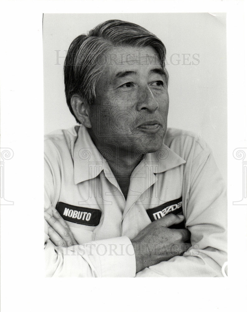 1988 Press Photo Osamu Nobuto President - Historic Images