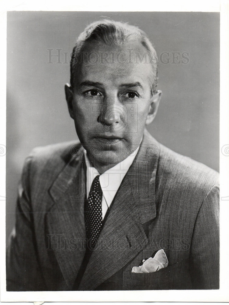 1950 Press Photo Lloyd Nolan, the Barker, CBS-TV - Historic Images