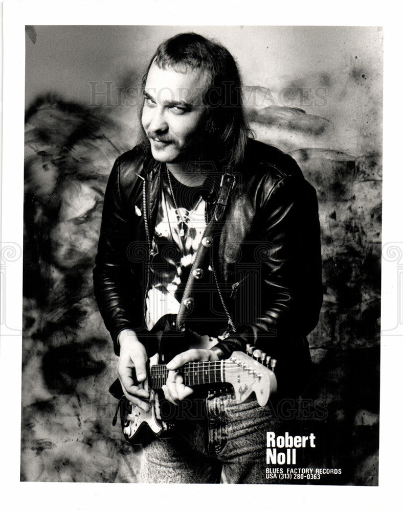 Press Photo Robert Noll guitarist - Historic Images