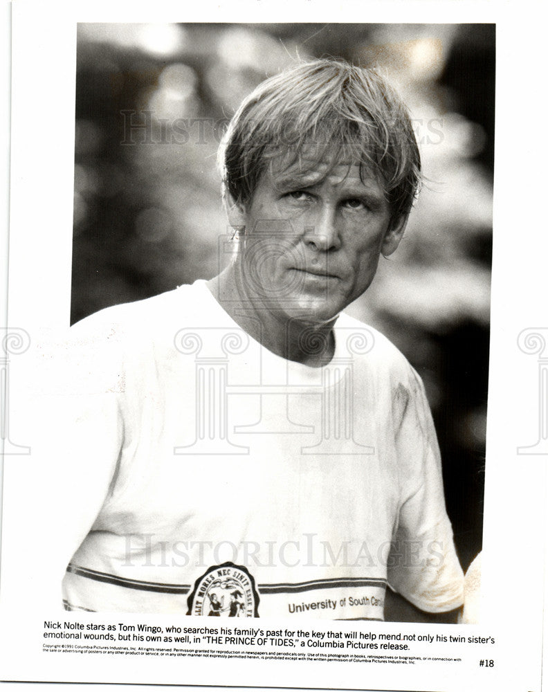 1992, Nick Nolte Actor - Historic Images