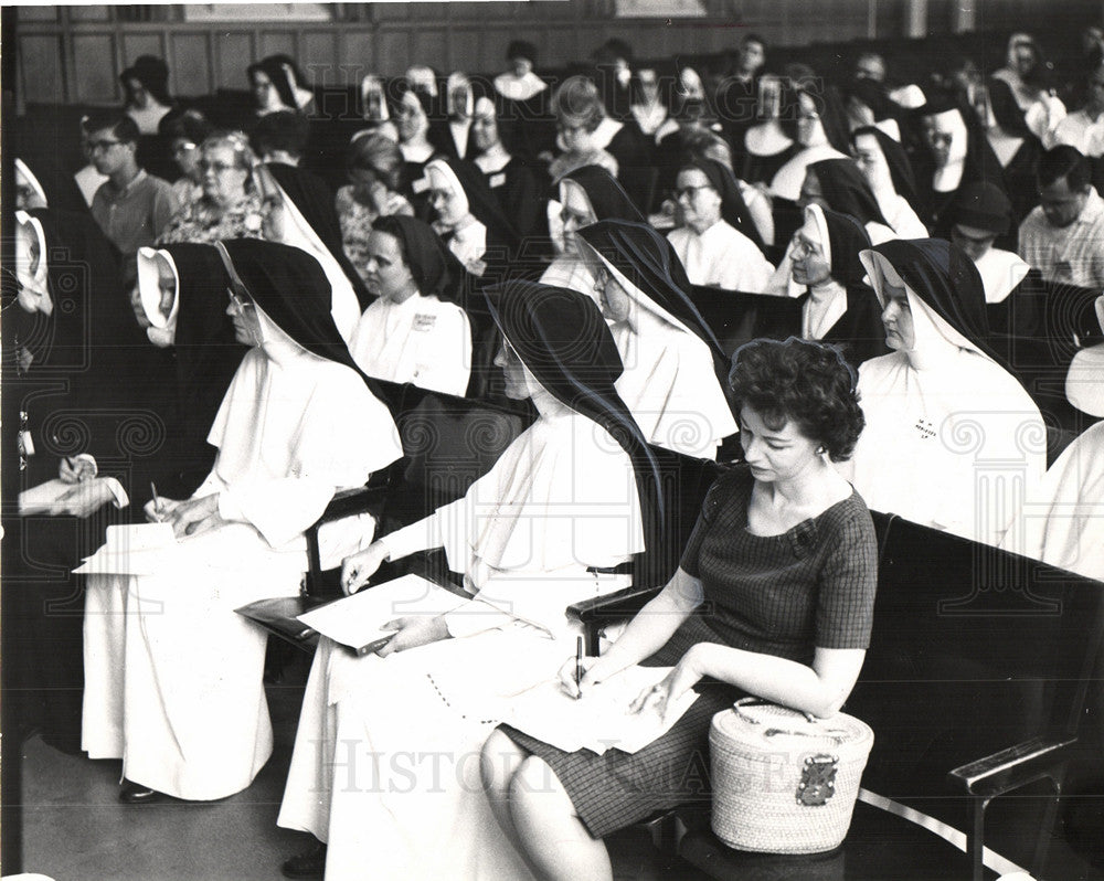 1966 Press Photo Pius XII Religious educational center - Historic Images