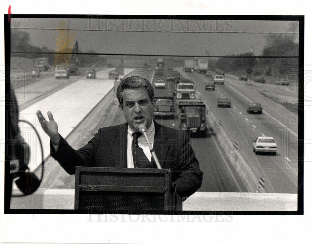 1989 Press Photo James Pitz Michigan Department - Historic Images